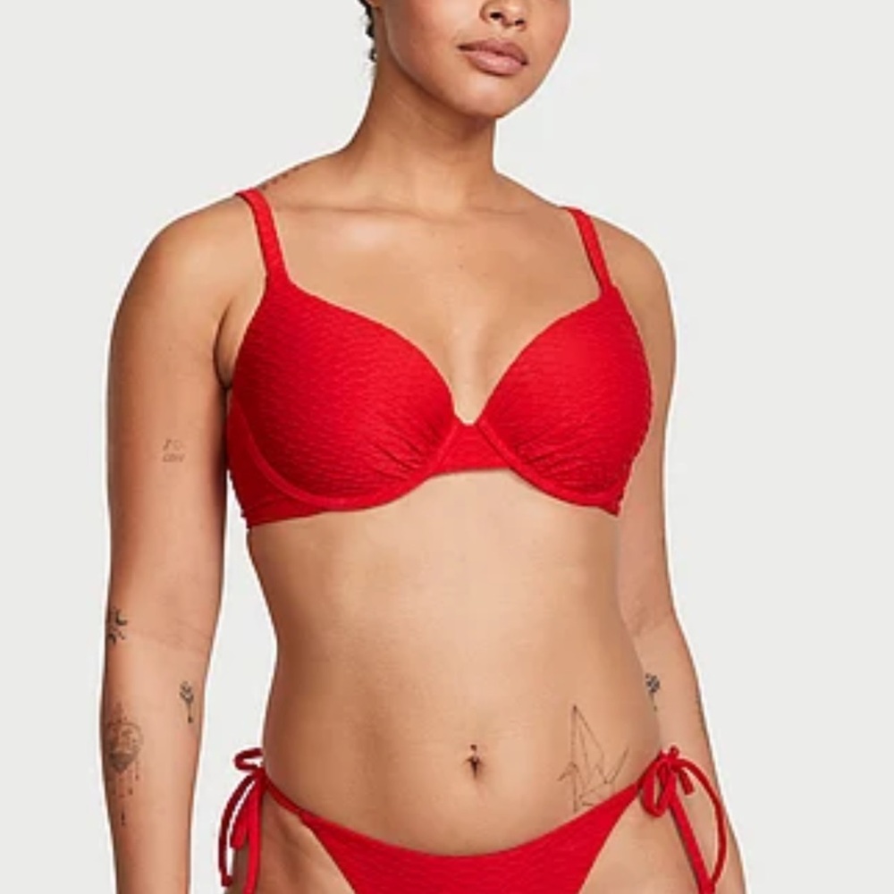 Victoria's Secret Red Bikini Top